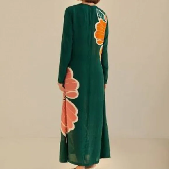 Farm Rio Honolulu Long Sleeve Maxi Dress - Picture 2 of 3